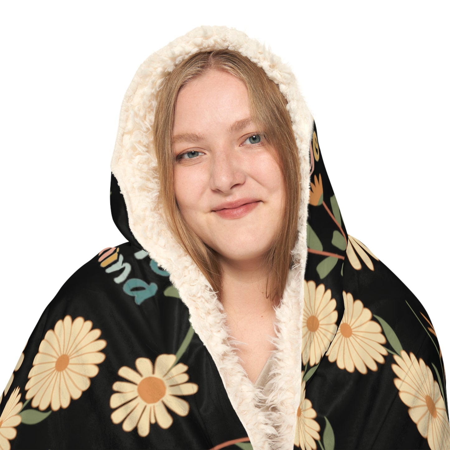 Cozy Blanket Hoodie , Warm and Soft for Adults , Trending Blanket, Unique Gift - Be Kind To Your Mind