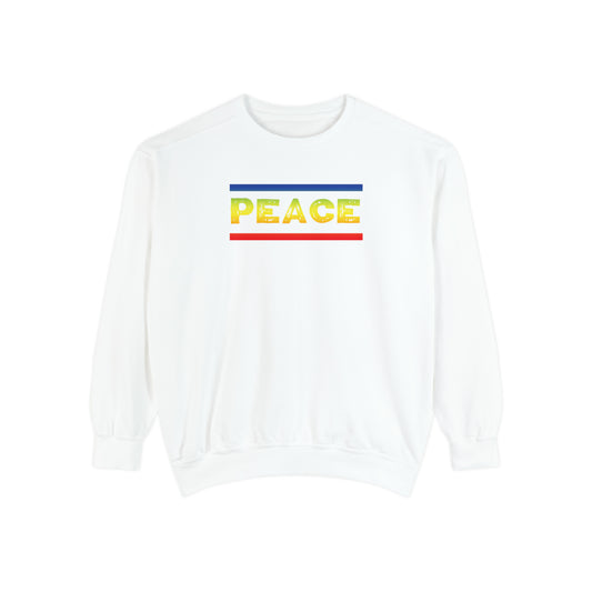 Trendy Sweatshirt "PEACE" Sweatshirt Gift