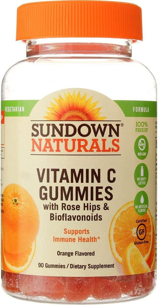 SUNDOWN NATURALS: Vitamin C Gummies, 90 sg