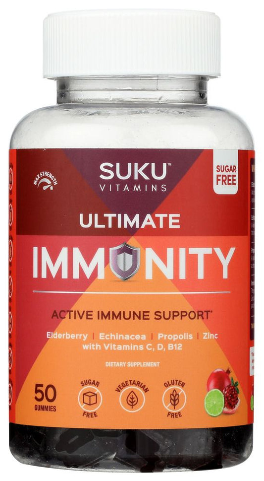 SUKU VITAMINS: Ultimate Immunity Gummies, 50 pc