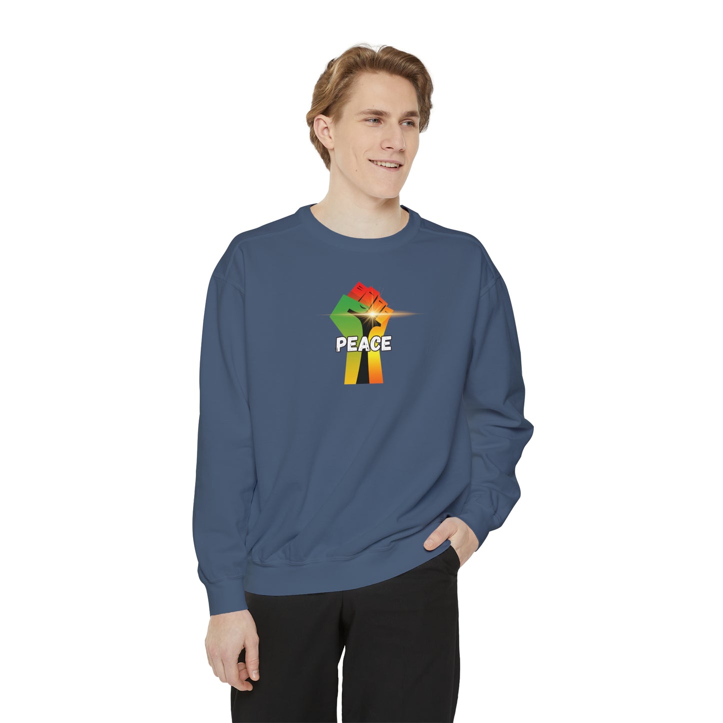 Trendy Sweatshirt "PEACE" Sweatshirt Gift