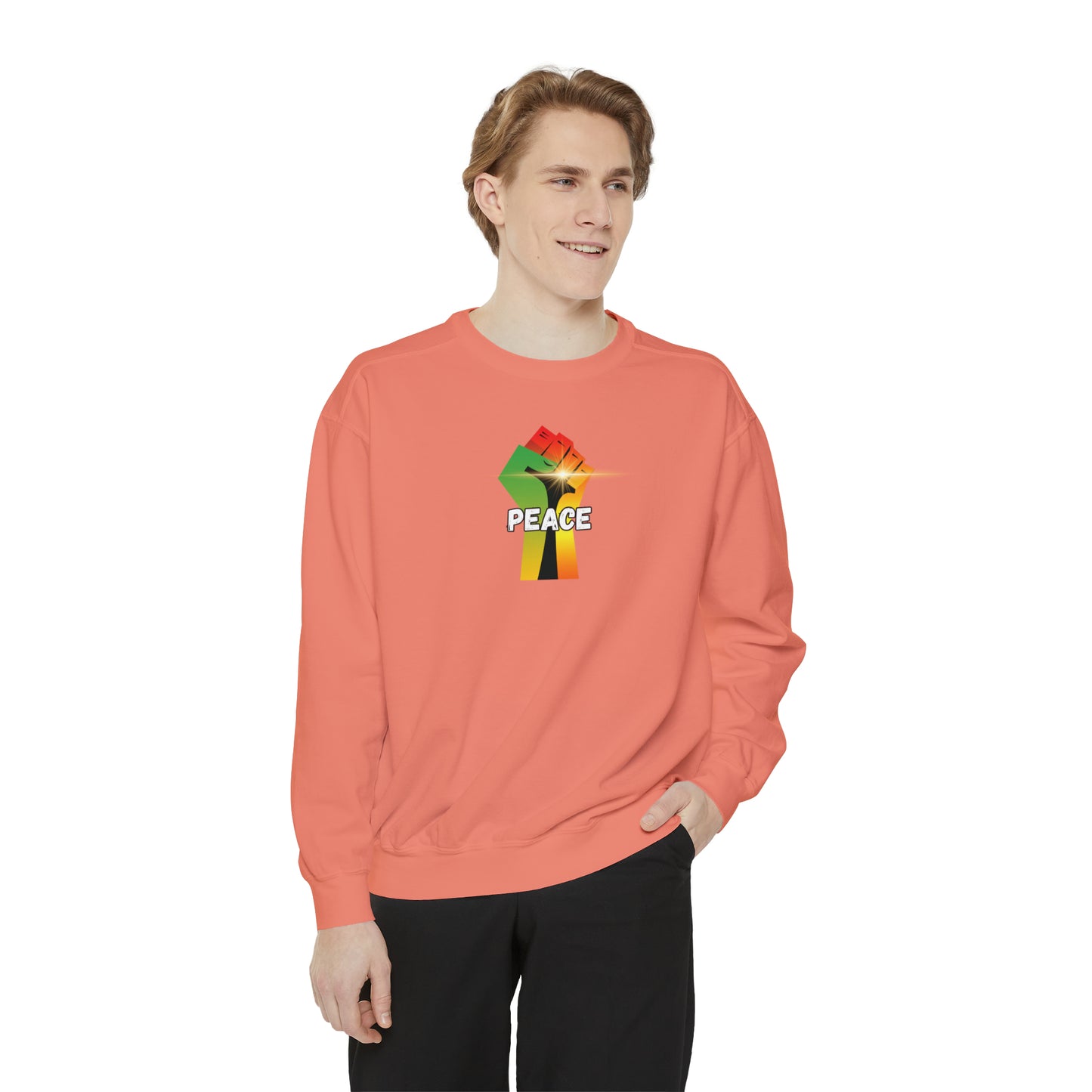 Trendy Sweatshirt "PEACE" Sweatshirt Gift