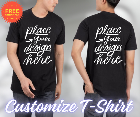 Customize Your Own T-Shirt 100% Cotton T-shirt